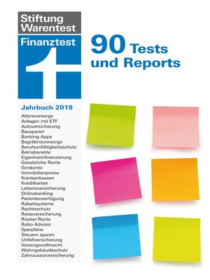 cover image of Finanztest Jahrbuch 2019